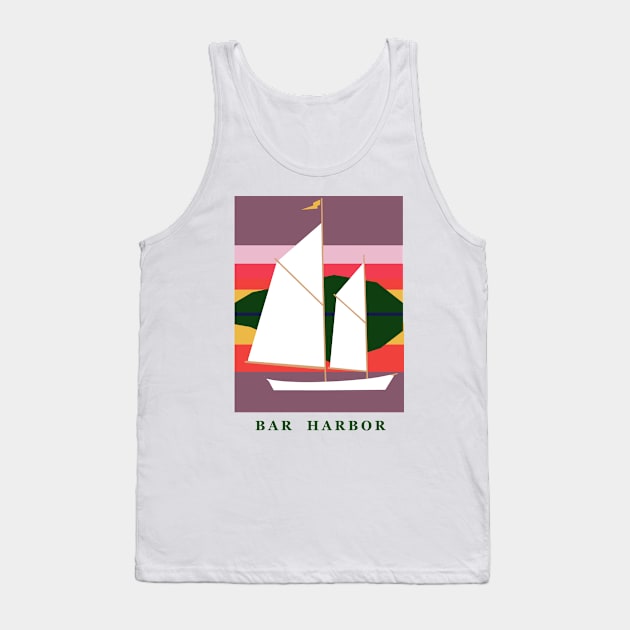 Bar Harbor Tank Top by Art by Ed Nolde